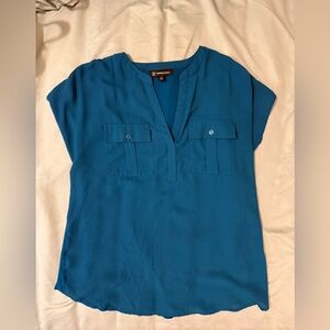 INC International Concepts Teal Blouse